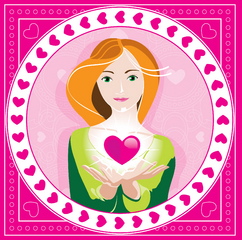 VALwoman heart A Valentine for Roger, Pete, and Stevie