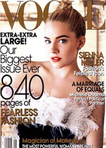 Sienna_Sept_Issue_Vogue Sienna Sept Issue Vogue 216x300 Anna Wintour and Grace Coddington: Vogue Magazines Dynamic Duo
