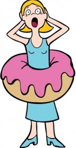 Donut Woman 155x300 More Thoughts on Menopause the Musical and Menopause the Menace