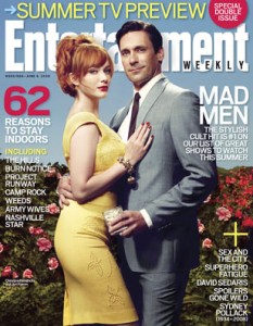 EW Cover 233x300 Normal Size Dress on Mad Men Looks Large