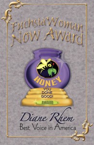 DianeRehmTrophy 195x300 FW NOW Award Presented to the Inestimable Diane Rehm