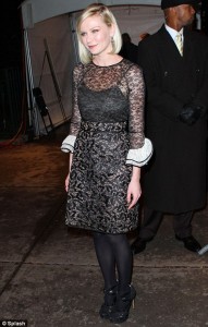 KirstenDunst KirstenDunst 191x300 Lace What to Wear to a Holiday Party