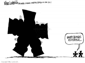 Barry Bonds Luckovich Barry Bonds Luckovich 300x221 New Inductee into the Icky Man’s Club: Barry Bonds
