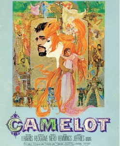 Camelot musical movie poster 1967 Camelot 248x300 The Lovely Month of May for Camelot and Auntie Flora